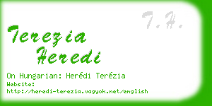 terezia heredi business card