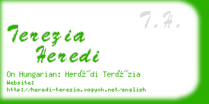 terezia heredi business card